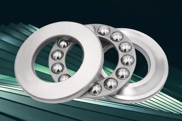 What is the Contact Angle in a Single Thrust Ball Bearing?